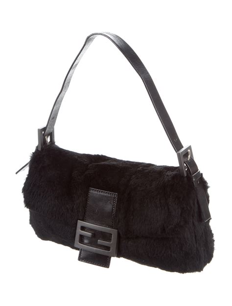 fendi baguette bag fur|fendi baguette cloth handbag.